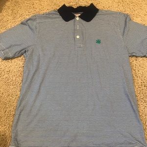 Brooks Brothers Blue Stripe Polo Sz Small